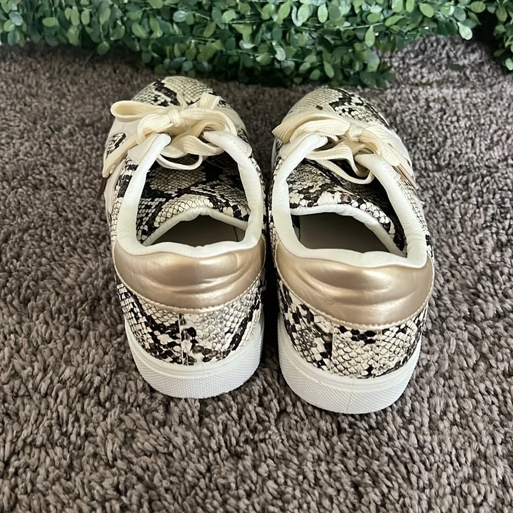 AWS Layla faux Snakeskin Sneakers Size 8 - Picture 2 of 5